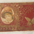 Lot 047 - Antique Victorian Autograph Album With Little Girl And Crane On Cover, Belonging To Ila M. Dutton, South Royalton, Vermont, 1889, With Many Signatures, Poems Etc.