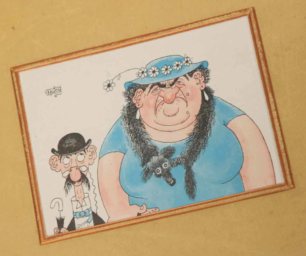 Lot 048 - "Dubout" Vintage Folio Book Collection Of The Caricatures And Artwork Of French Illustrator Albert Dubout, With Preface By Marcel Ayme, Published 1962