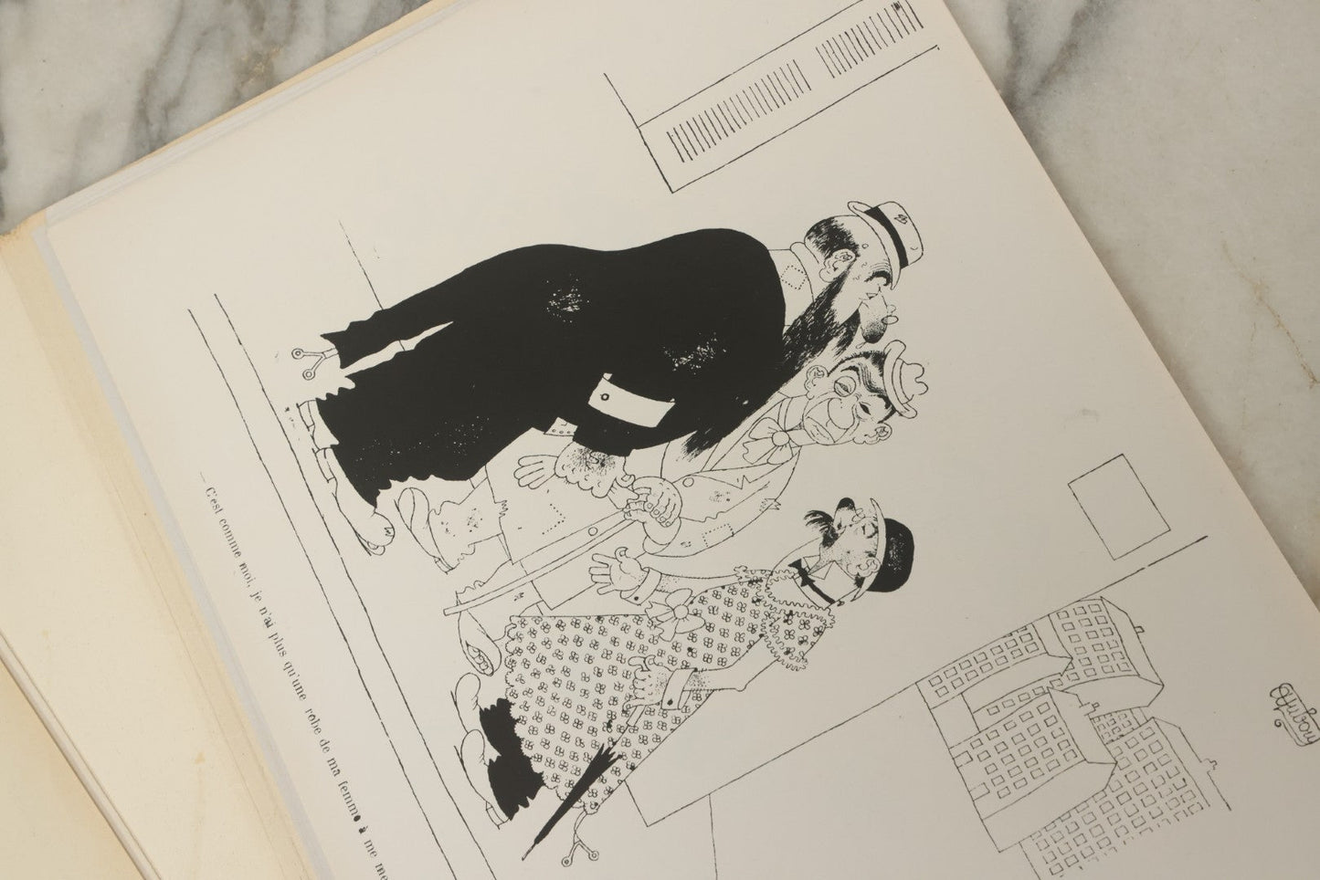 Lot 048 - "Dubout" Vintage Folio Book Collection Of The Caricatures And Artwork Of French Illustrator Albert Dubout, With Preface By Marcel Ayme, Published 1962