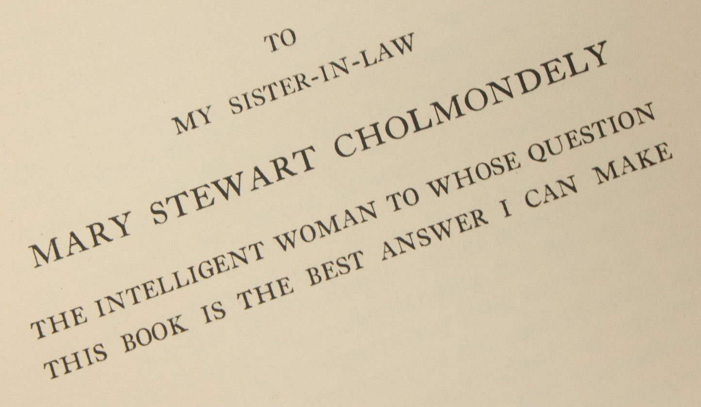 Lot 053 - "The Intelligent Woman's Guide To Socialism And Capitalism", Vintage Book By Bernard Shaw, Brentano's Publishers, New York, First Printing, June, 1928