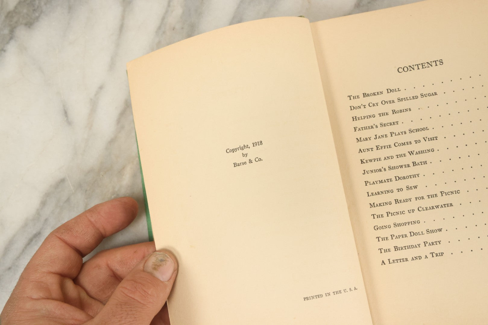 Lot 054 - "Mary Jane, Her Book" Antique Childrens Novel By Clara Ingram Judson, Illustrated By Frances White, Barse & Co., Publishers, New York, 1918