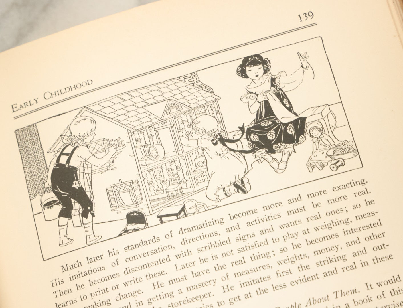 Lot 056 - "The Child Builder, Contributions On The Education Of The Young Child", Vintage Children's Education Book With An Introduction By Patty Smith Hill, Illustrated, Copyright 1931