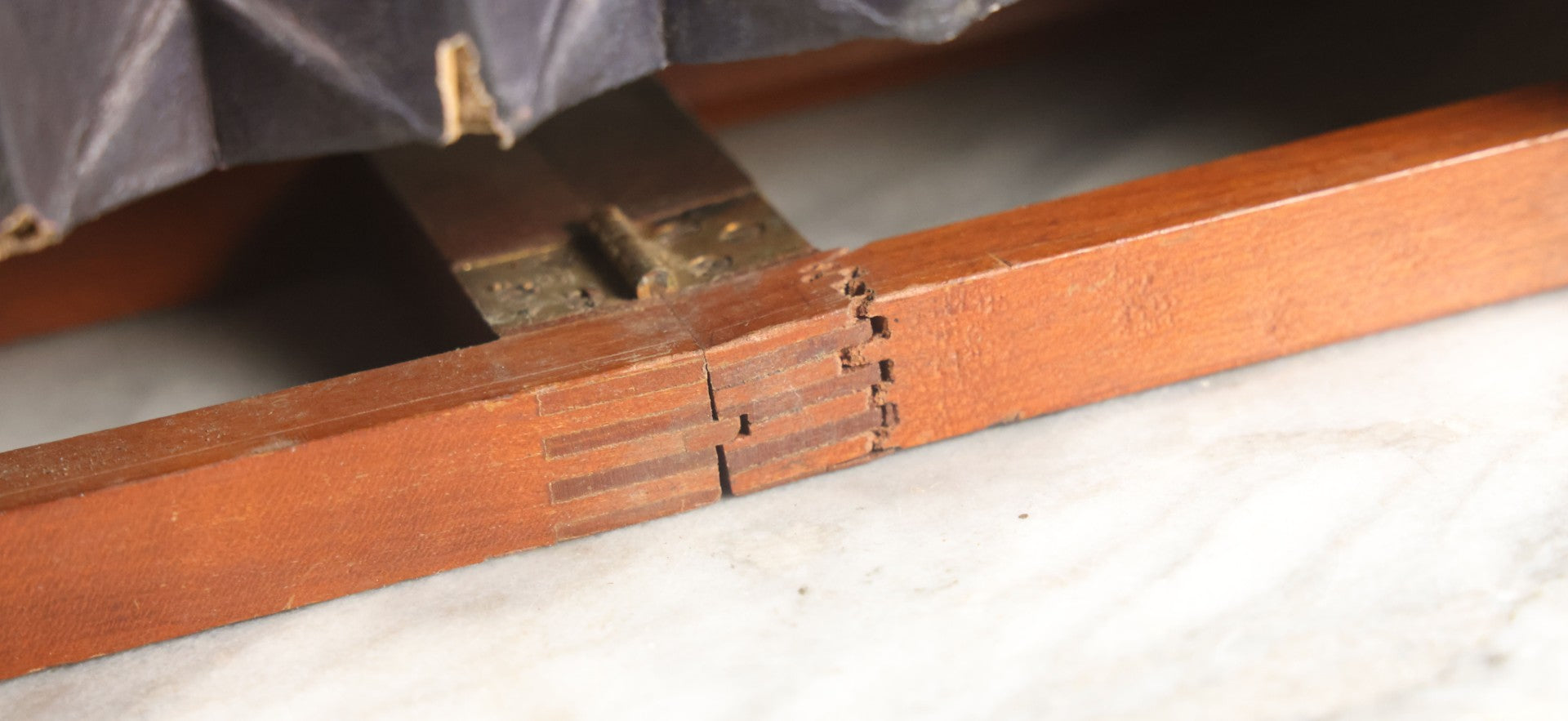 Lot 001 - Antique Wooden Camera By American Optical Company, Scovill Manufacturing Company, Proprietors, With New York, With Lens (Does Not Fit Camera) And Case From M.B. Loughman Photographic Apparatus, Boston - See Condition Notes