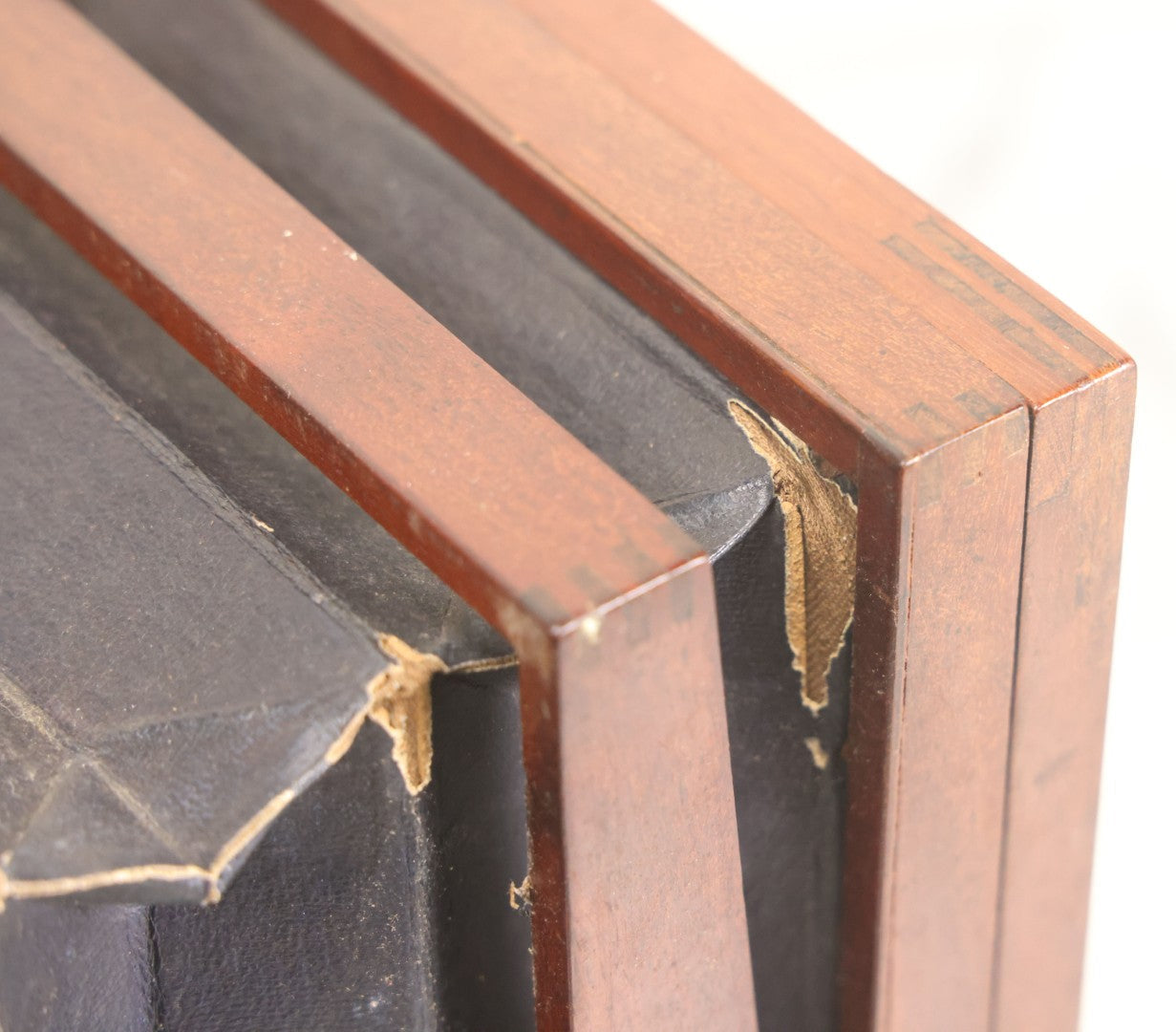 Lot 001 - Antique Wooden Camera By American Optical Company, Scovill Manufacturing Company, Proprietors, With New York, With Lens (Does Not Fit Camera) And Case From M.B. Loughman Photographic Apparatus, Boston - See Condition Notes