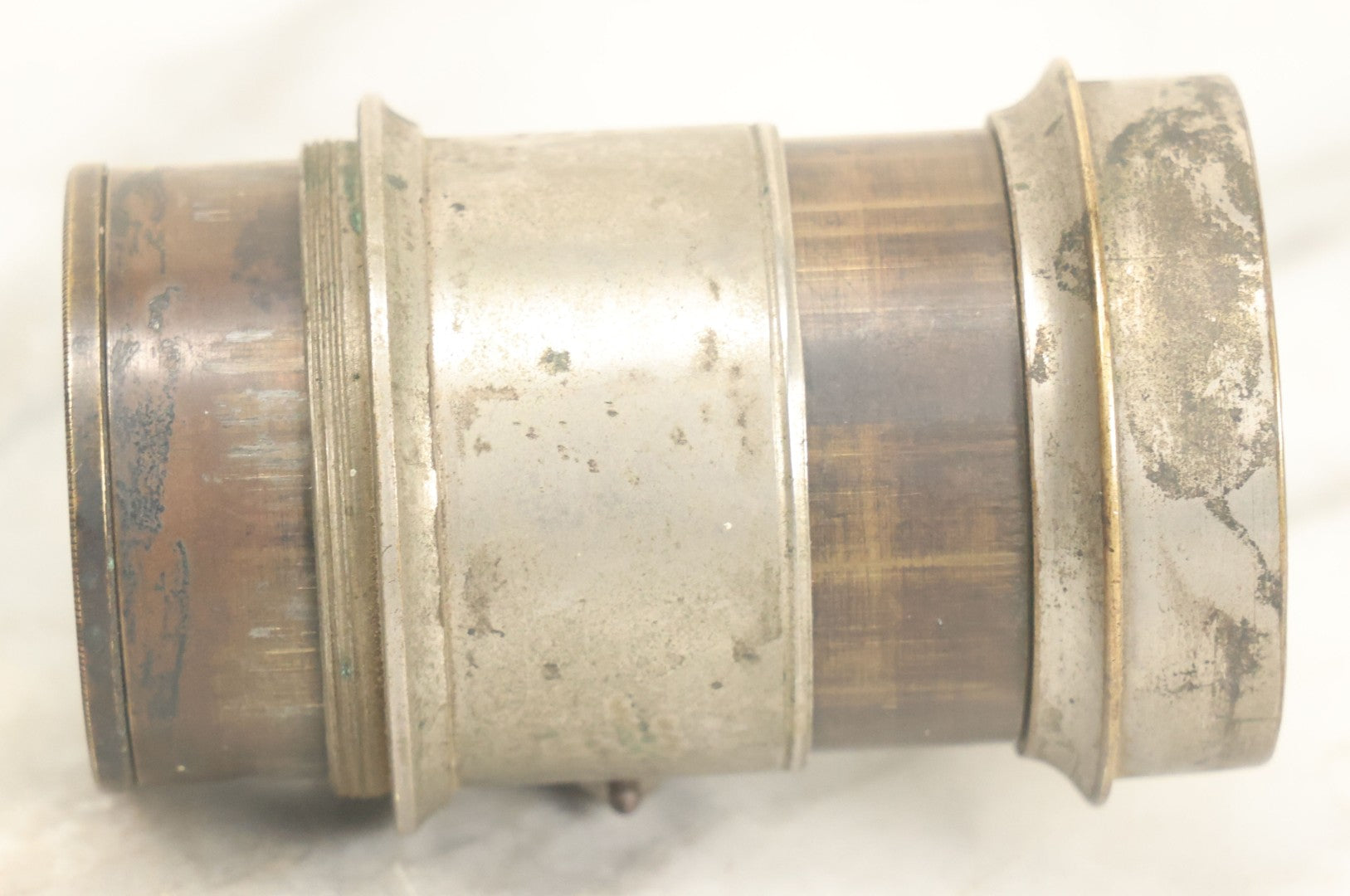 Lot 001 - Antique Wooden Camera By American Optical Company, Scovill Manufacturing Company, Proprietors, With New York, With Lens (Does Not Fit Camera) And Case From M.B. Loughman Photographic Apparatus, Boston - See Condition Notes