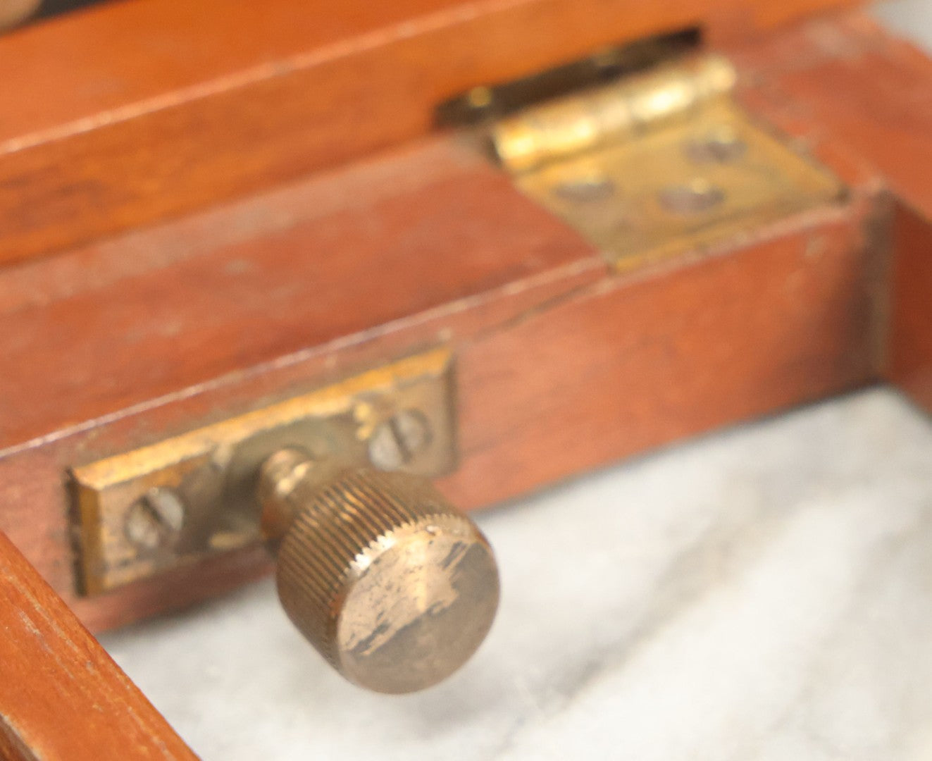 Lot 001 - Antique Wooden Camera By American Optical Company, Scovill Manufacturing Company, Proprietors, With New York, With Lens (Does Not Fit Camera) And Case From M.B. Loughman Photographic Apparatus, Boston - See Condition Notes