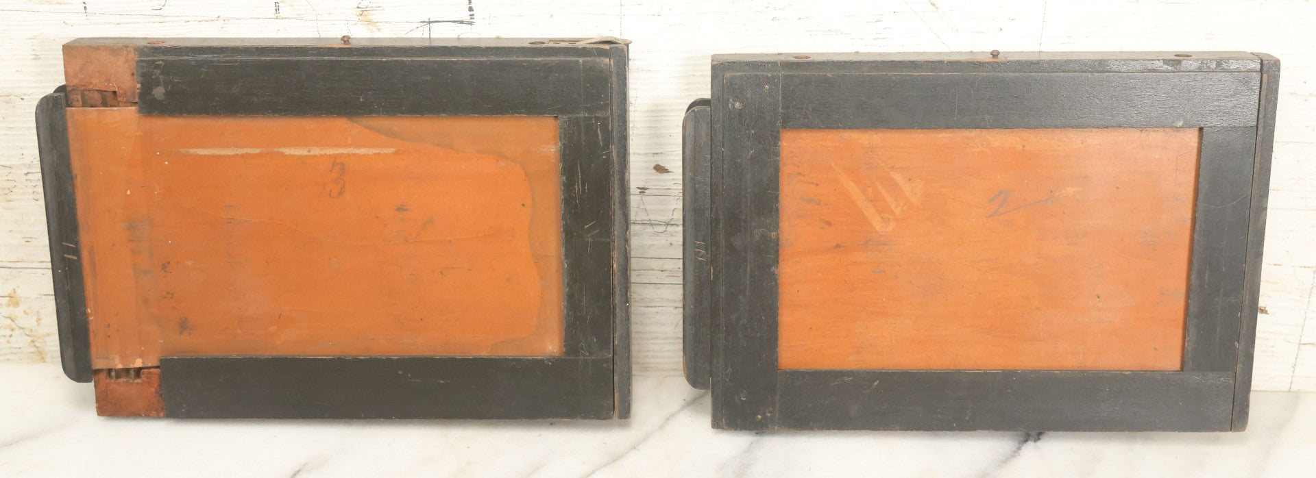 Lot 001 - Antique Wooden Camera By American Optical Company, Scovill Manufacturing Company, Proprietors, With New York, With Lens (Does Not Fit Camera) And Case From M.B. Loughman Photographic Apparatus, Boston - See Condition Notes