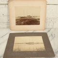Lot 099 - Pair Of Antique Boarded Photographs Of  19th Century Wooden Yacht Schooner "Dauntless," Photographed In Essex Connecticut, Circa 1905