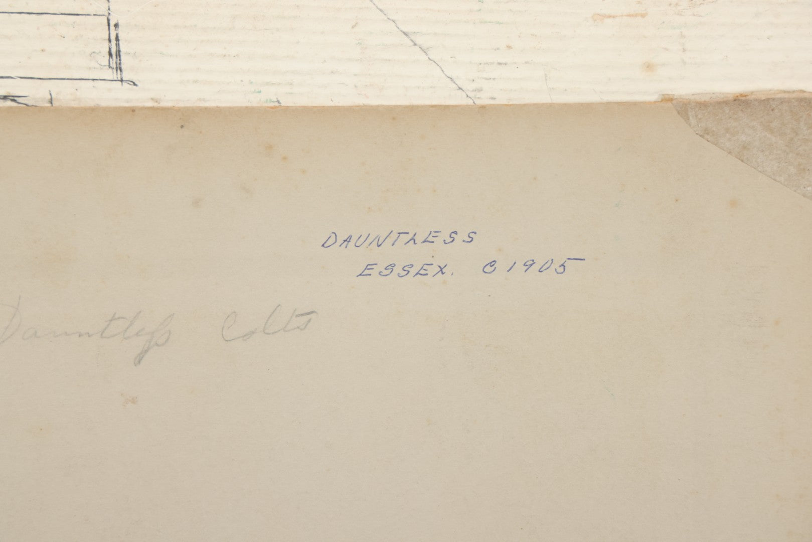 Lot 099 - Pair Of Antique Boarded Photographs Of  19th Century Wooden Yacht Schooner "Dauntless," Photographed In Essex Connecticut, Circa 1905
