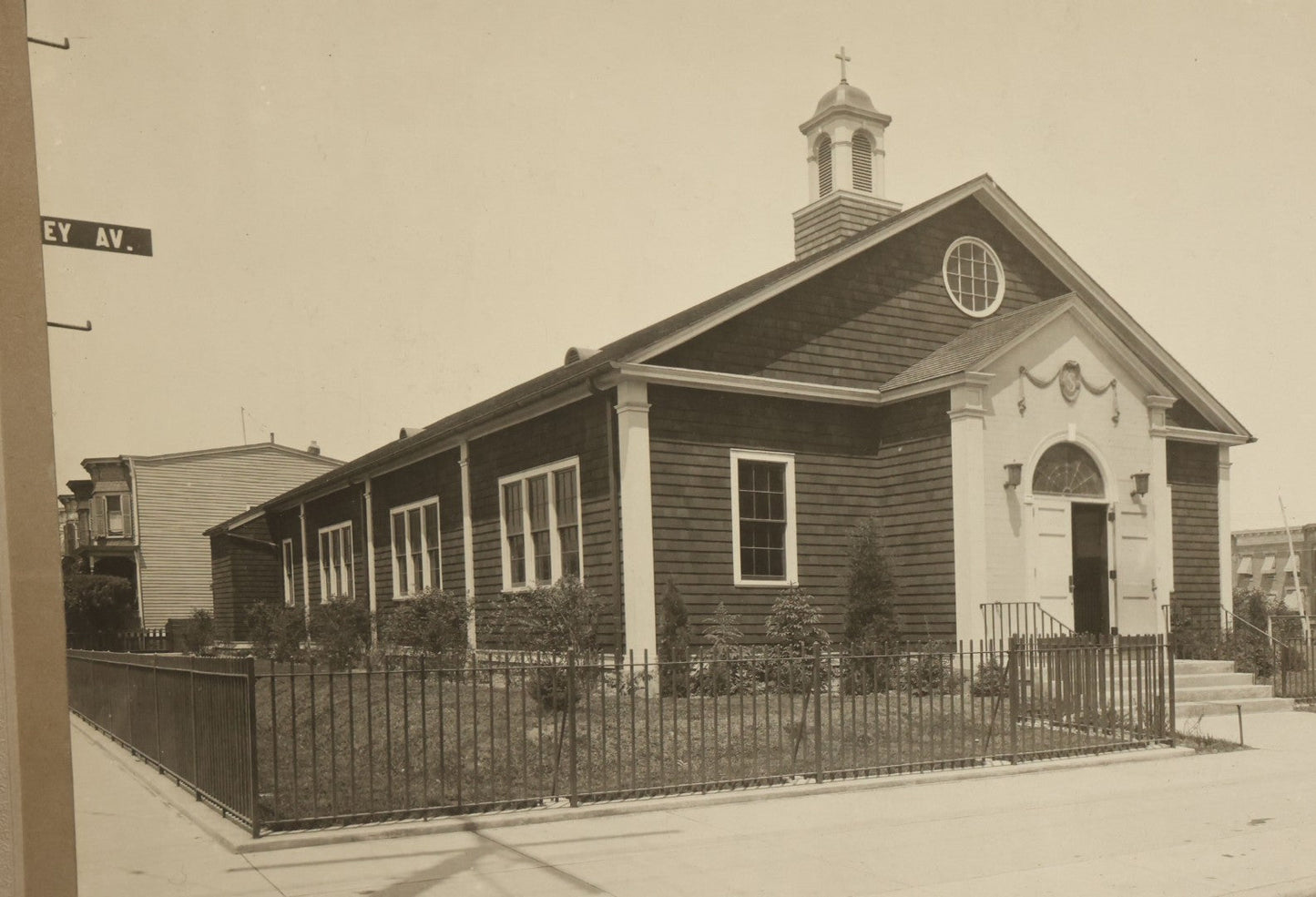 Lot 101 - Grouping Of Five Antique Boarded Photographs Of Churches, Likely In And Around New York City, Capitol Photo Service, Commercial Photographers, New York City