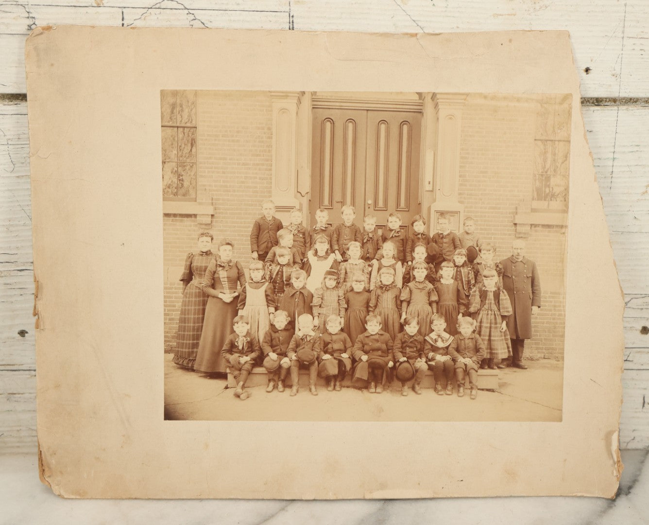 Lot 104 - Grouping Of Four Antique Boarded Photographs Of School Children, Including Springfield, Massachusetts, Others