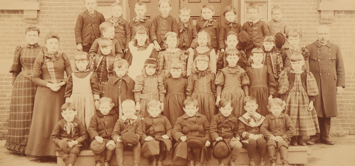 Lot 104 - Grouping Of Four Antique Boarded Photographs Of School Children, Including Springfield, Massachusetts, Others