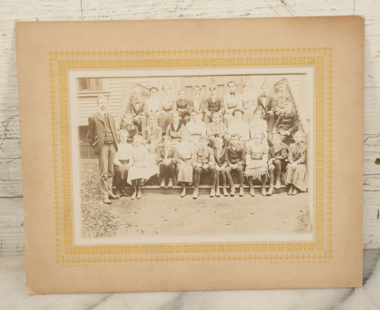 Lot 104 - Grouping Of Four Antique Boarded Photographs Of School Children, Including Springfield, Massachusetts, Others