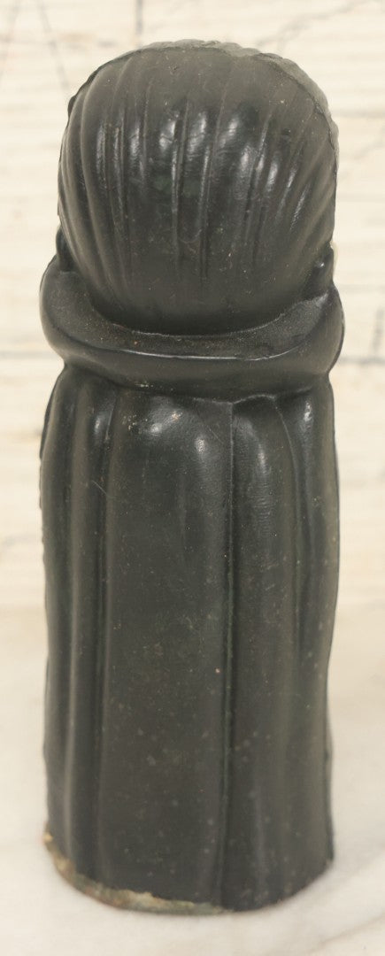 Lot 111 - Pair Of Vintage Halloween Wax Candle Figures Including Witch And Dracula, 5-3/8" And 5-3/4" Height Respectively