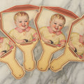 Lot 118 - Grouping Of Four Vintage Paper Advertising Fans For Lowell's Dairy, Mendon, Massachusetts, Pasteurized Milk And Cream, Homemade Ice Cream, Dairy Spa, Lithographed In U.S.A., No. 429, "Buddies"