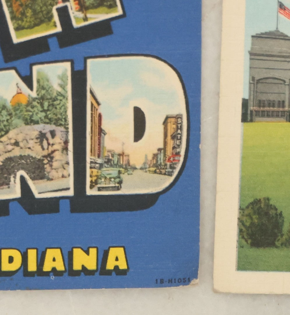 Lot 123 - Grouping Of Fourteen Vintage Souvenir Postcards From Midwestern And Western United States, Including Missouri, Indiana, California, New Mexico, Nebraska, Arizona, And Wyoming