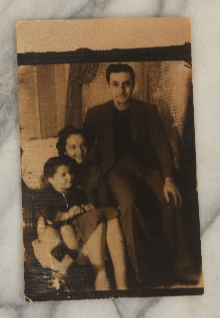 Lot 124 - Grouping Of Nine Antique And Vintage Real Photo Postcards R.P.P.C. Depicting Men, Women, And Children, Including Elderly Woman With Dog