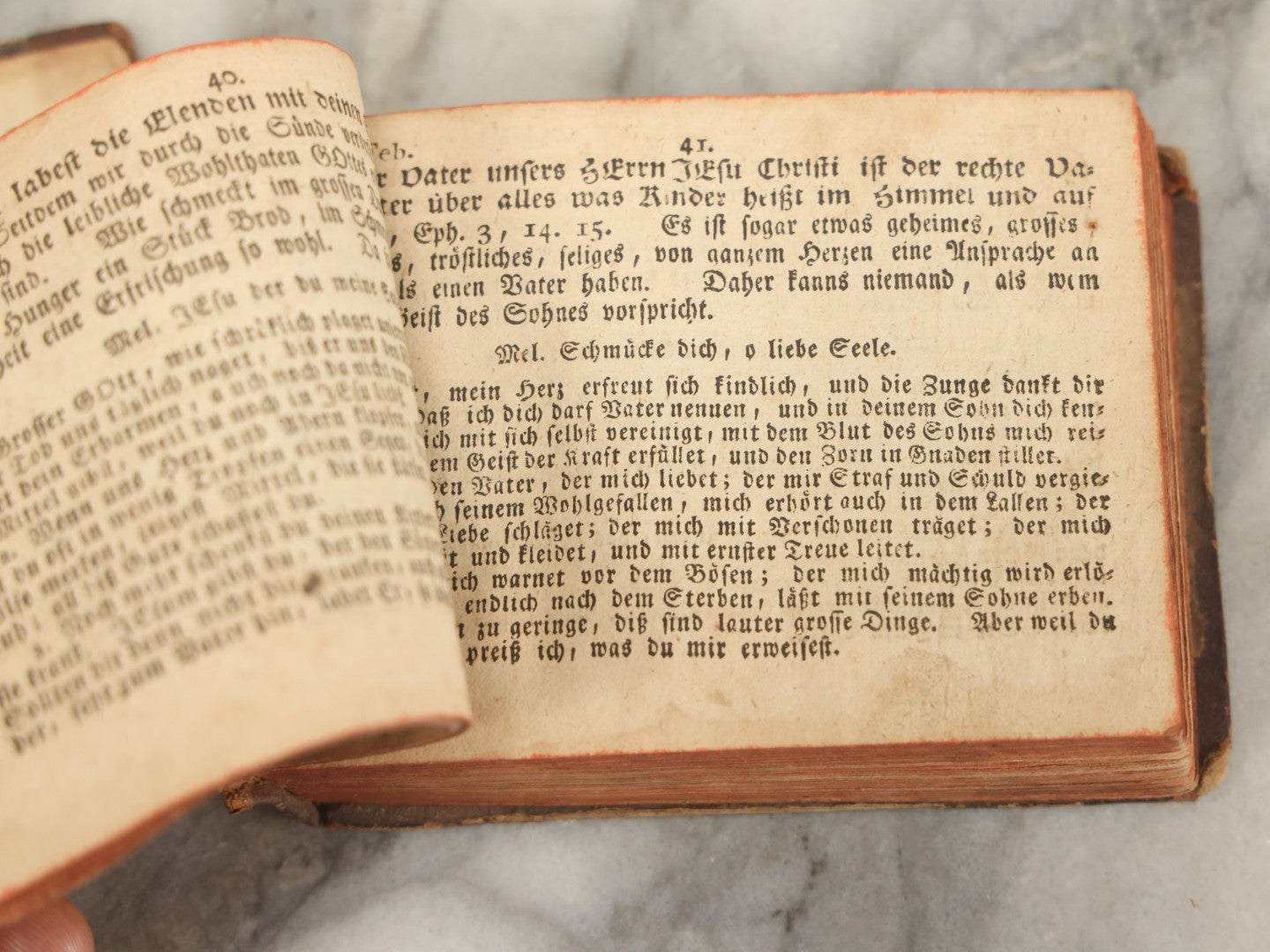 Lot 127 - "Geistliches Liederkästlein Zum Lobe Gottes" ("Little Spiritual Song Chest For The Praise Of God") Antique German Devotional Book By M. Philipp Friedrich Hiller, Lutheran Pastor, Part I, Printed In Sulzbach By August Friedrich Macklot, 1805.