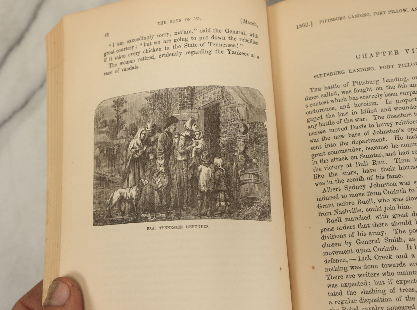 Lot 128 - "The Boys Of '61; Or, Four Years Of Fighting, Personal Observation With The Army And Navy" Antique Civil War History Book By Charles Carleton Coffin, Estes And Lauriat, Publishers, Boston, 1881, Illustrated, Note Binding Wear