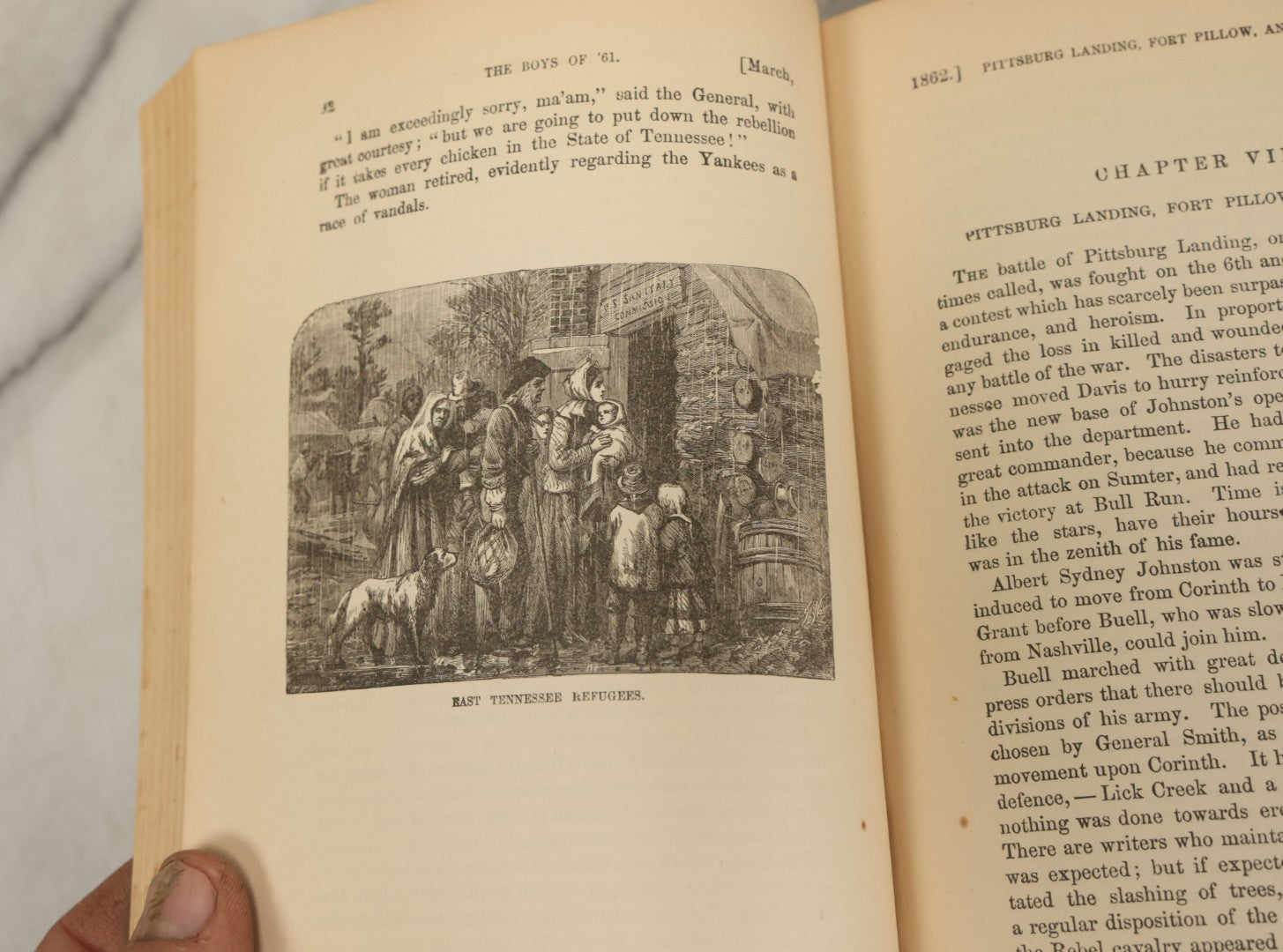Lot 128 - "The Boys Of '61; Or, Four Years Of Fighting, Personal Observation With The Army And Navy" Antique Civil War History Book By Charles Carleton Coffin, Estes And Lauriat, Publishers, Boston, 1881, Illustrated, Note Binding Wear