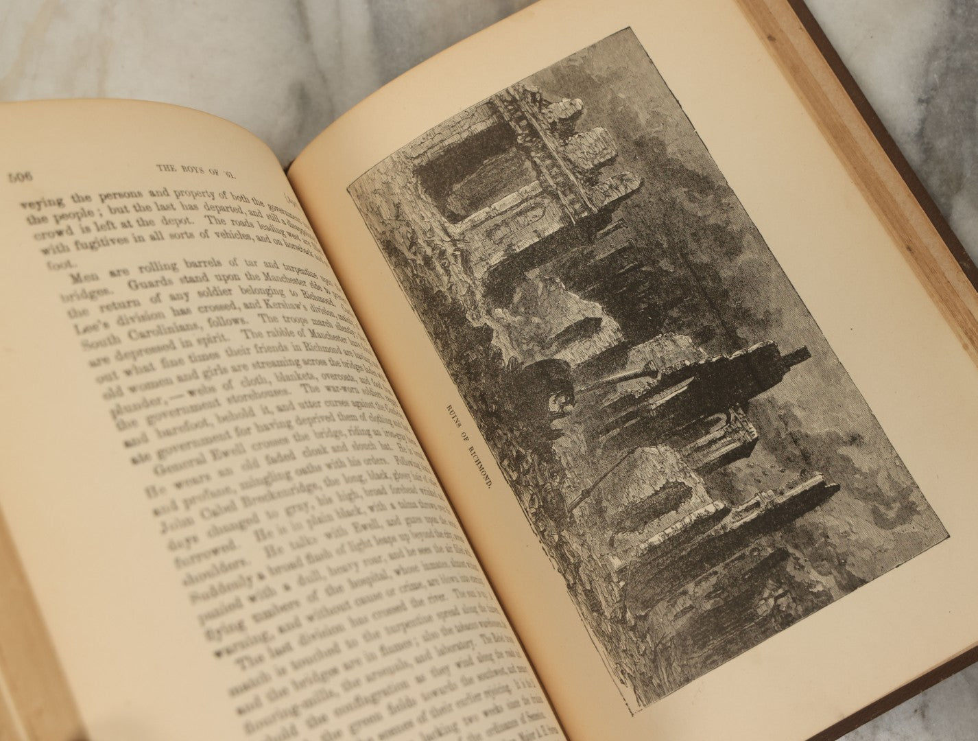 Lot 128 - "The Boys Of '61; Or, Four Years Of Fighting, Personal Observation With The Army And Navy" Antique Civil War History Book By Charles Carleton Coffin, Estes And Lauriat, Publishers, Boston, 1881, Illustrated, Note Binding Wear