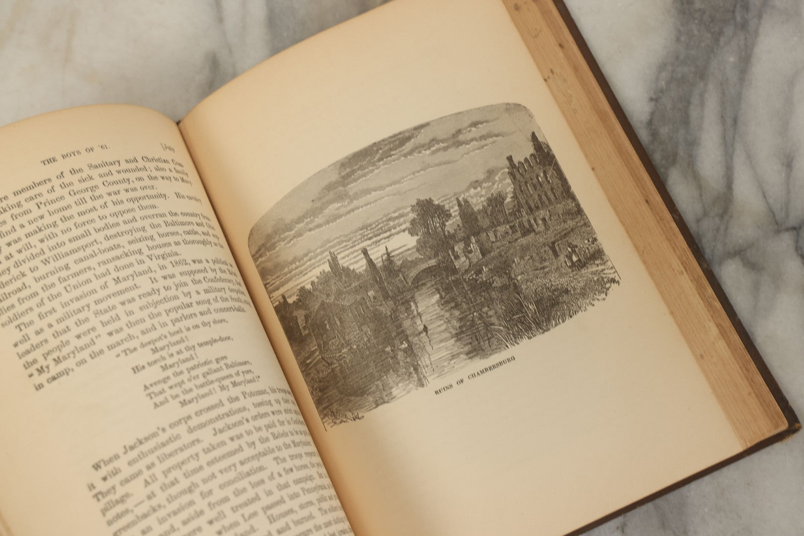 Lot 128 - "The Boys Of '61; Or, Four Years Of Fighting, Personal Observation With The Army And Navy" Antique Civil War History Book By Charles Carleton Coffin, Estes And Lauriat, Publishers, Boston, 1881, Illustrated, Note Binding Wear