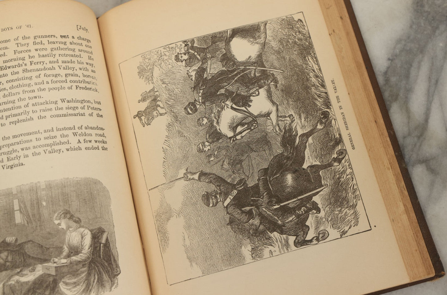 Lot 128 - "The Boys Of '61; Or, Four Years Of Fighting, Personal Observation With The Army And Navy" Antique Civil War History Book By Charles Carleton Coffin, Estes And Lauriat, Publishers, Boston, 1881, Illustrated, Note Binding Wear