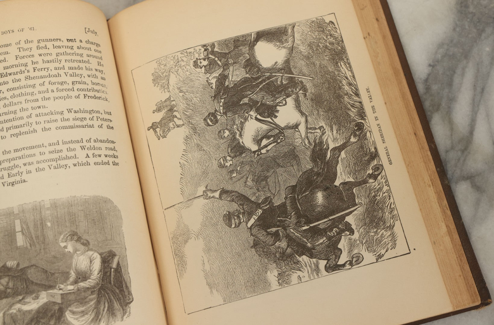 Lot 128 - "The Boys Of '61; Or, Four Years Of Fighting, Personal Observation With The Army And Navy" Antique Civil War History Book By Charles Carleton Coffin, Estes And Lauriat, Publishers, Boston, 1881, Illustrated, Note Binding Wear