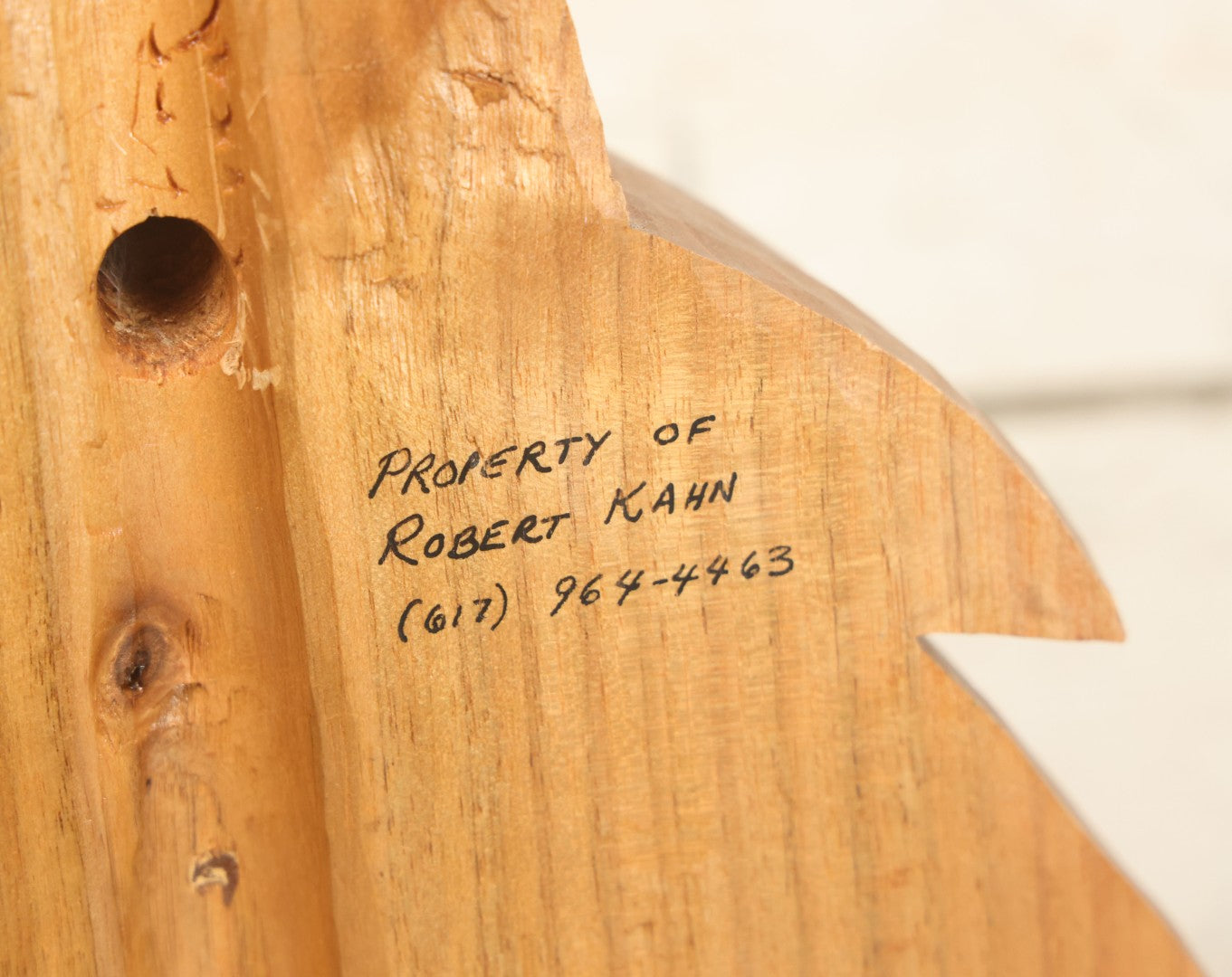 Lot 007 - Vintage Hand Carved Wooden Wizard Folk Art Sculpture, Artist Signed, David Smus, 1990