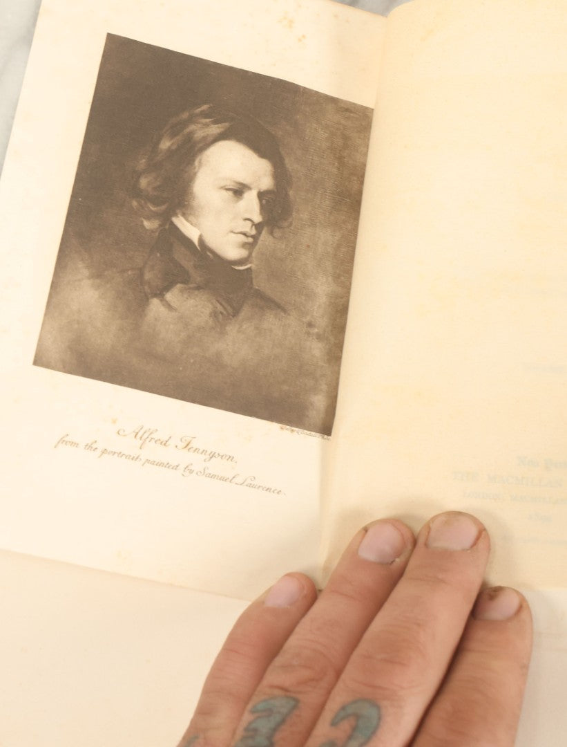 Lot 133 - "The Life And Works Of Alfred Lord Tennyson" Antique Book, Volume I Of X, "A Memoir By His Son," The Macmillan Company, Publishers, New York, 1899, Sparsely Illustrated