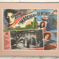 Lot 008 - Vintage Movie Poster Lobby Card For Italian Horror Film "Black Sunday" ("La Máscara Del Demonio"), Directorial Debut Of Mario Bava, 1960, In Frame 20-1/8"W x 16-1/8"H