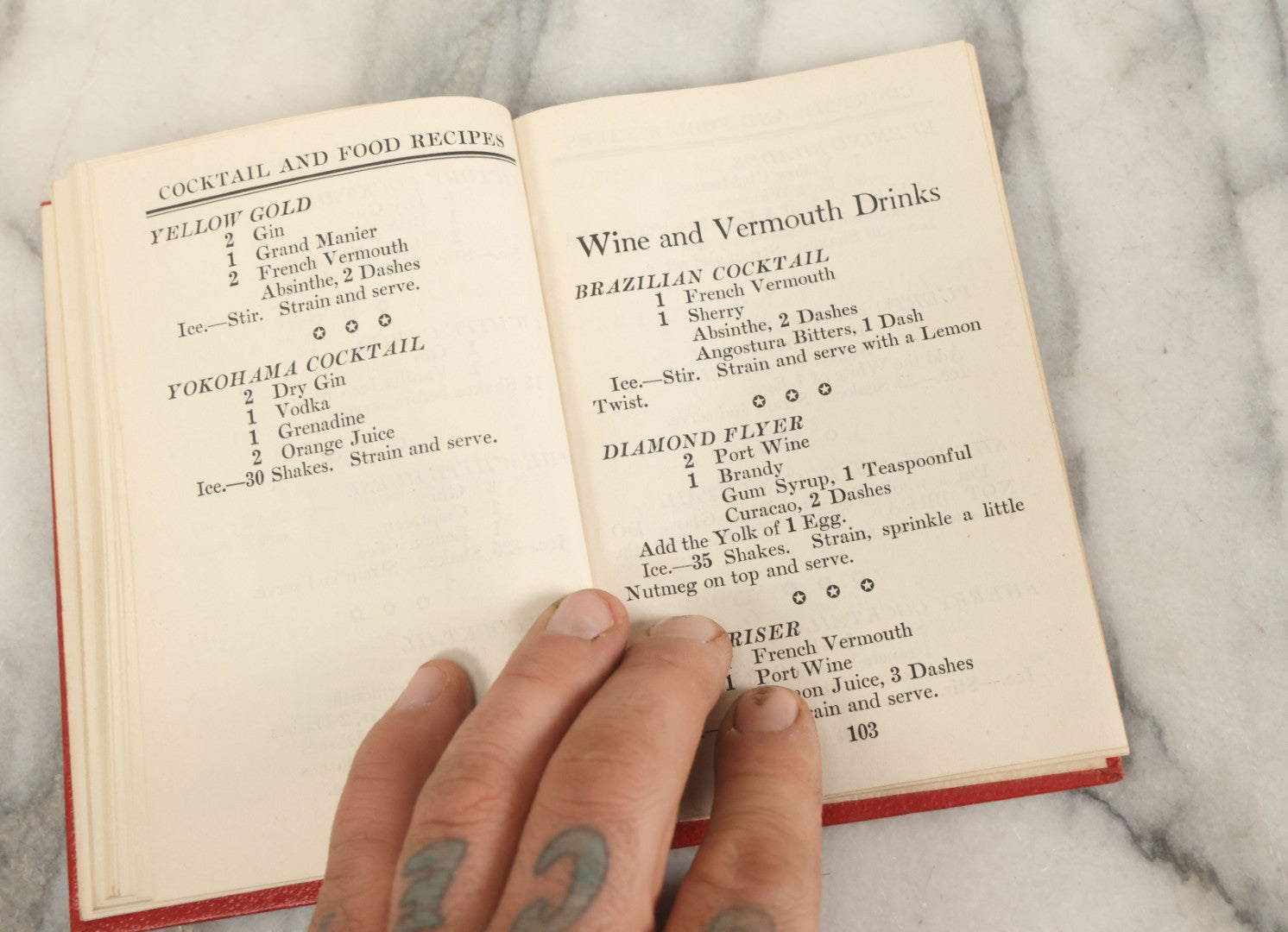 Lot 136 - "Burke's Complete Cocktail And Drinking Recipes" Vintage Book By Harman Burney Burke (Barney Burke), "The Art And Etiquette Of Mixing, Serving, And Drinking Wines And Liquors," Copyright 1936, Books Inc., Publishers, New York And Boston