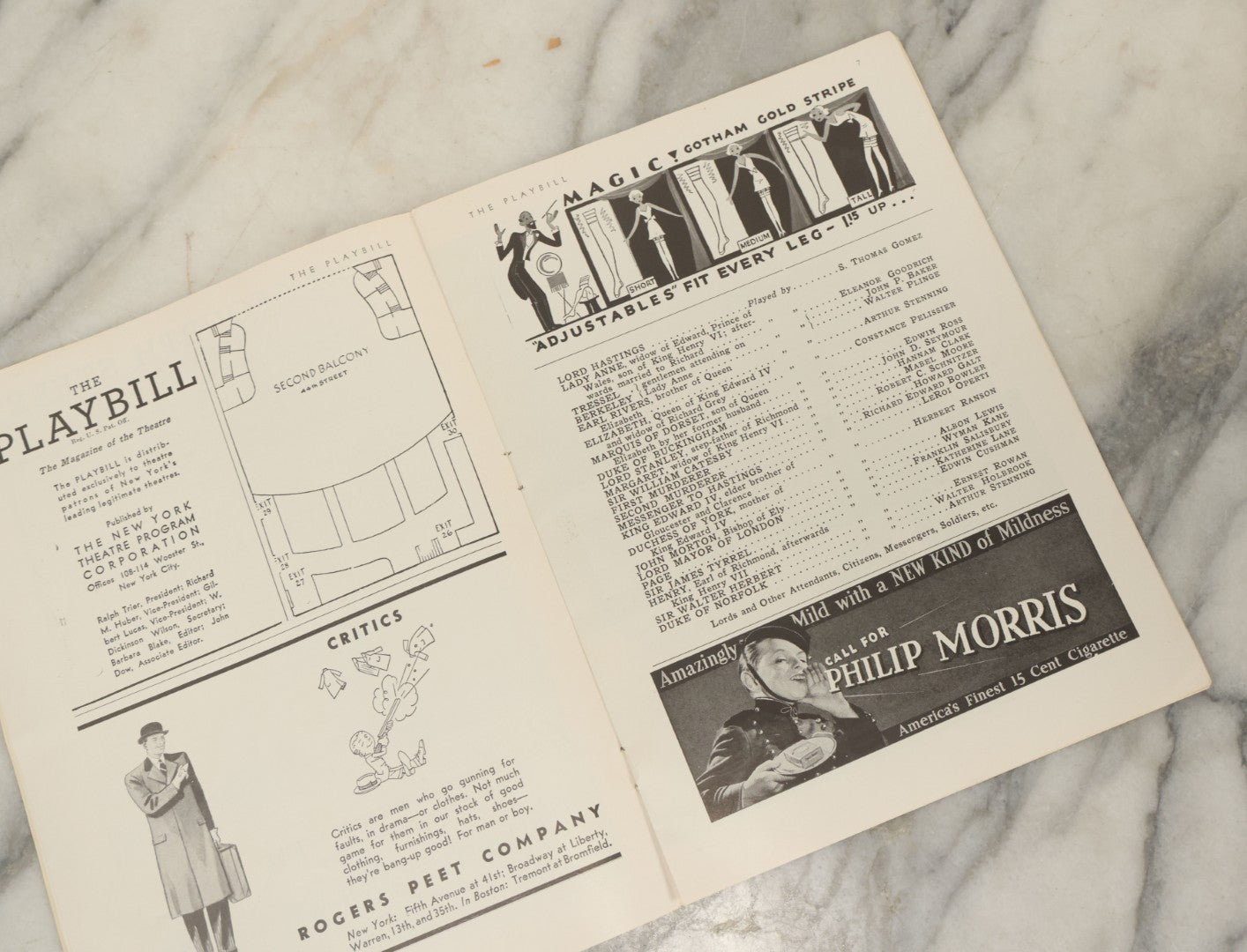Lot 140 - Grouping Of Three Antique And Vintage Theater Playbills Including The Strand Theater, The Harris Theater, And Forty-Fourth Street Theatre, New York City