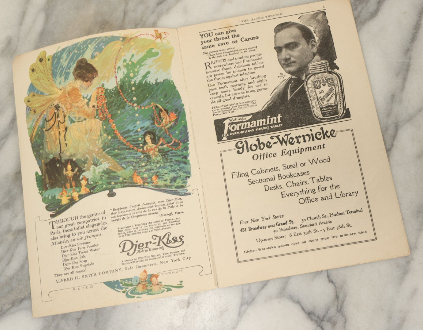 Lot 140 - Grouping Of Three Antique And Vintage Theater Playbills Including The Strand Theater, The Harris Theater, And Forty-Fourth Street Theatre, New York City