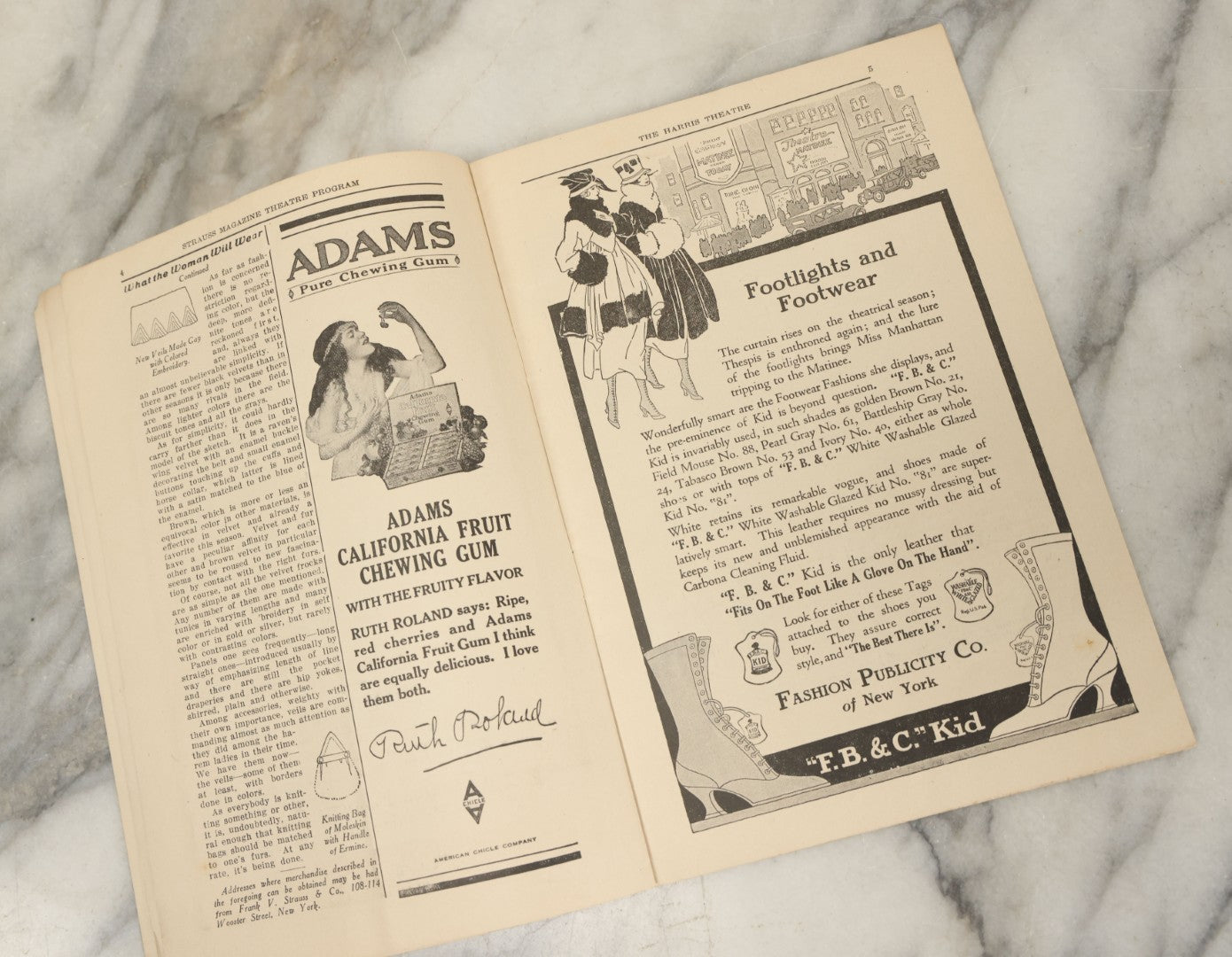 Lot 140 - Grouping Of Three Antique And Vintage Theater Playbills Including The Strand Theater, The Harris Theater, And Forty-Fourth Street Theatre, New York City