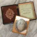 Lot 013 - Antique 1/6th Plate Daguerreotype Photograph Of A Young Girl In A White Dress Holding Her Hand To Her Chest, In Thermoplastic Case Manufactured By Hoolmes, Booth, & Haydens' Daguerreotype, Photographic, And Ambrotype Goods
