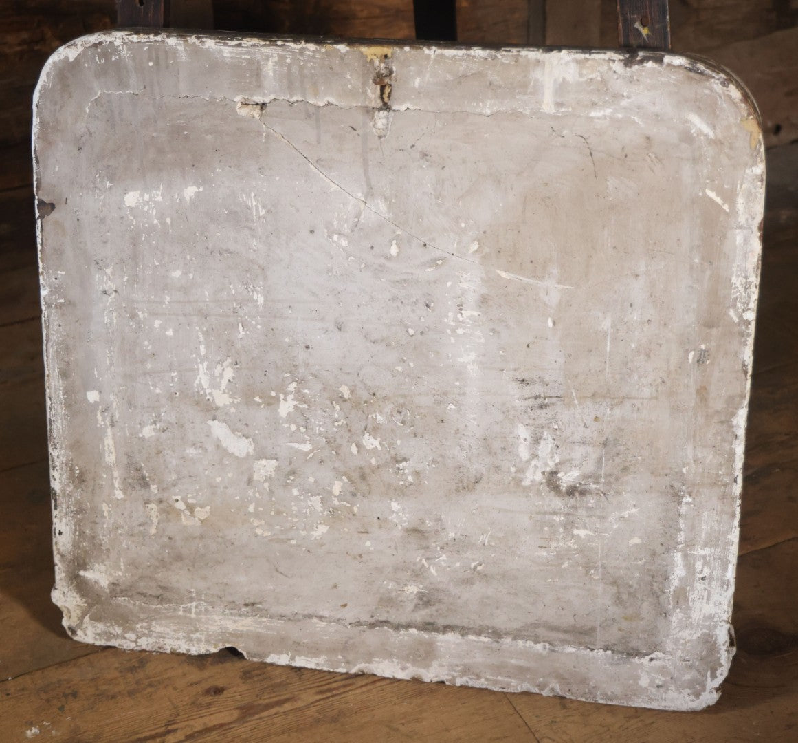 Antique Third Station Of The Cross, Jesus Falls For The First Time, Plaster Relief Plaque, Likely From A Charge, Note Heavy Wear And Degradation, Cracks