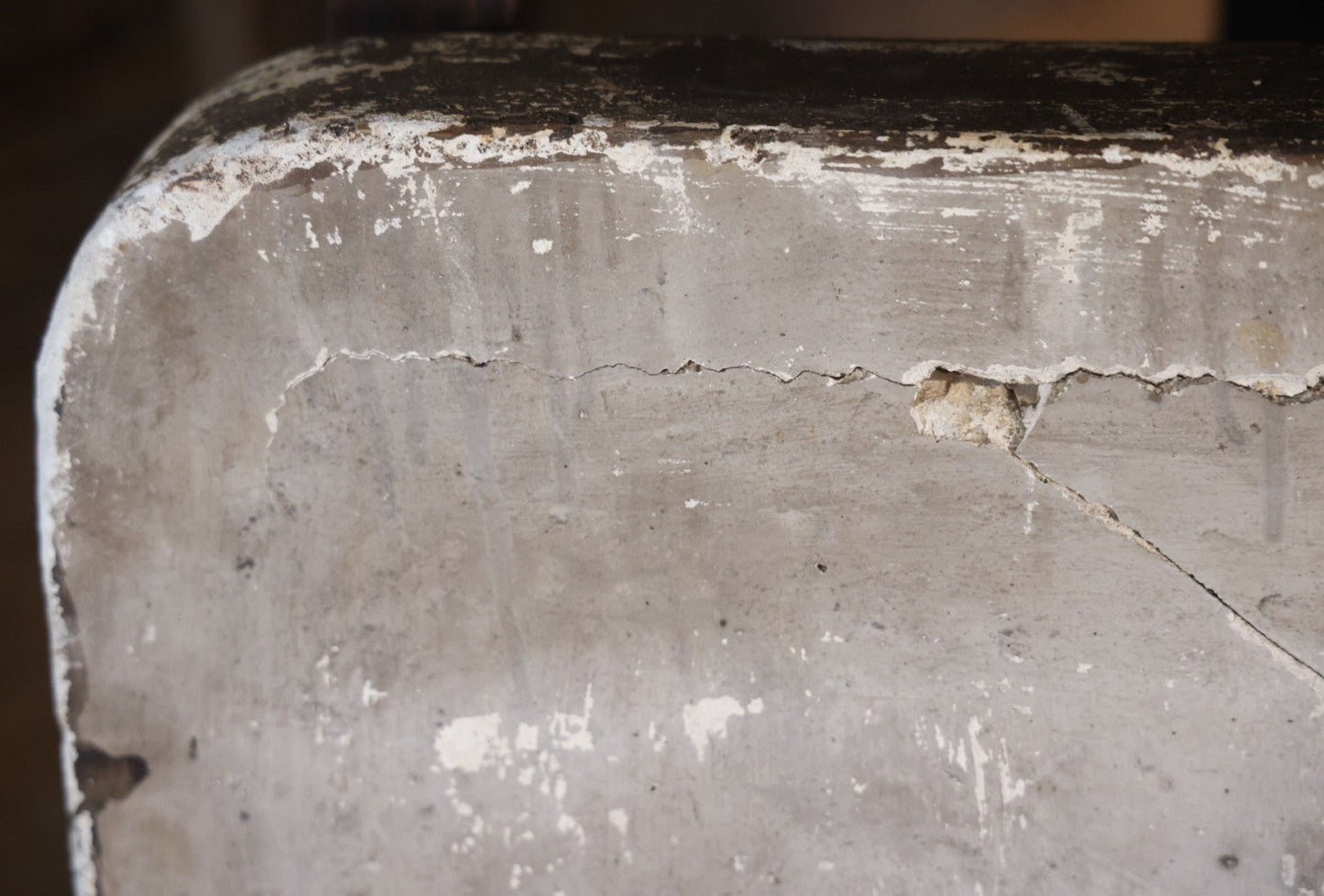 Antique Third Station Of The Cross, Jesus Falls For The First Time, Plaster Relief Plaque, Likely From A Charge, Note Heavy Wear And Degradation, Cracks