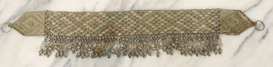 Lot 036 - Vintage Ornate Middle Eastern Headpiece "Parure De Tête" Jewelry With Jingling Metal Adornments