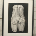 Lot 060 - Antique Black And White Anatomical Print After N. H. Jacob Showing A Dissection Of The Human Back Side, In Modern Frame, 14-7/8" x 19"