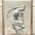 Lot 090 - Vintage Artistic Nude Photograph Magazine Clipping Of A Woman Posing On Rocks, After Andres De Dienes, 8-3/4" x 11-1/8"