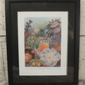 Lot 107 - Antique Book Plate Natural History Print, "Anemones Of The Southern Seas" By Theo. Carreras, In Modern Frame, 11-7/8" x 15"
