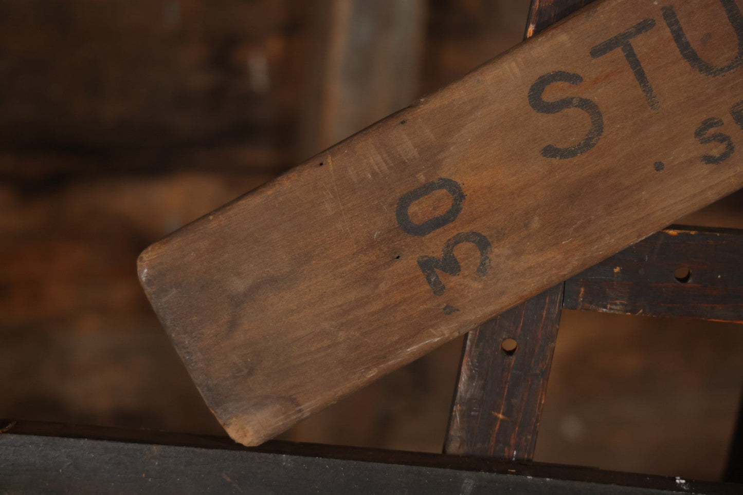 Vintage "Stunt-Nite" College Fraternity Pledge Wooden Paddle, Dated September 22, 1927, Class Of 1930, Unknown University, 34" x 5"