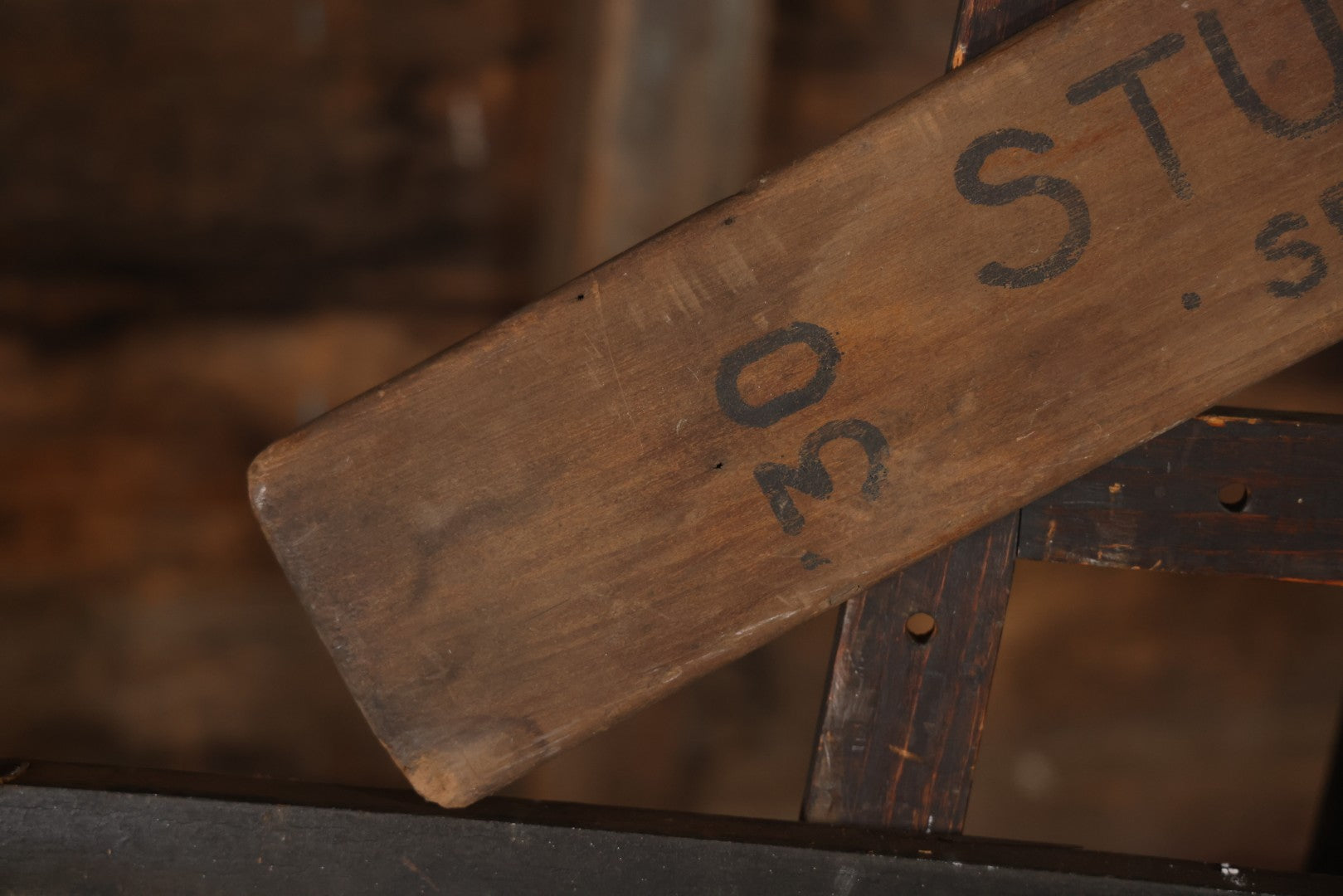 Vintage "Stunt-Nite" College Fraternity Pledge Wooden Paddle, Dated September 22, 1927, Class Of 1930, Unknown University, 34" x 5"