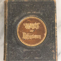Lot 001 - Antique Album Of Remembrance, Containing 10+ Hair Mementos, Handwritten Notes And Signatures, Engravings, And Scraps, Belonged To Edith With Signatures From New Hampshire And Maine, 1860s