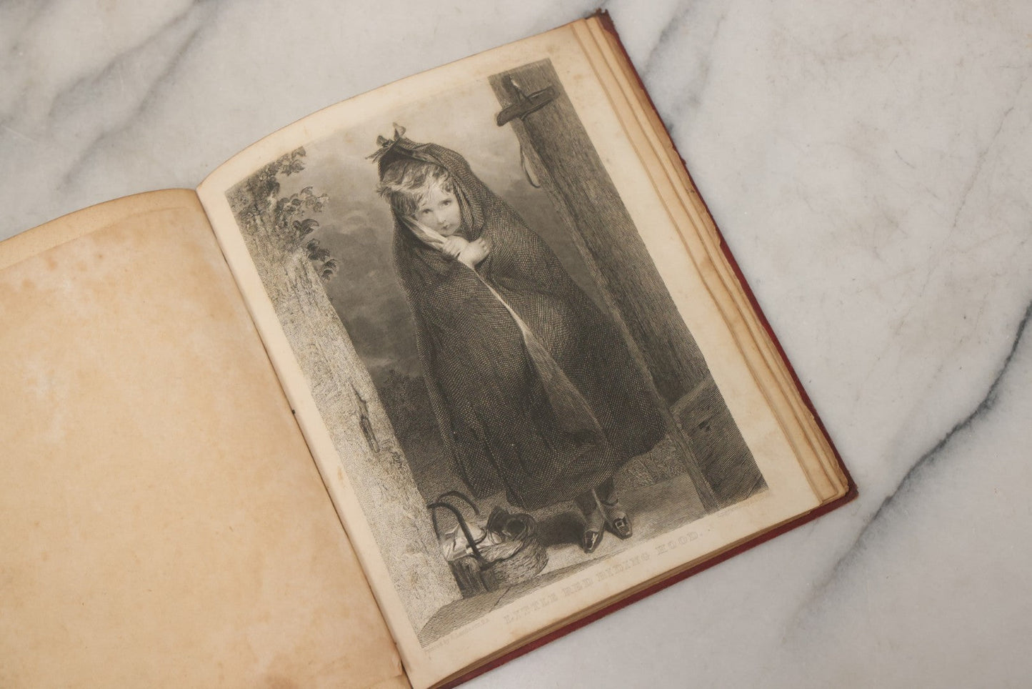 Lot 004 - Antique Victorian Autograph Souvenir Album, Published By J.C. Riker, New York, Presented To Sarah E. Wood By Her Friend D.A. Manter, With Many Inscriptions And Poems, Several Full Page Engraved Plates, New Hampshire, 1849-1885