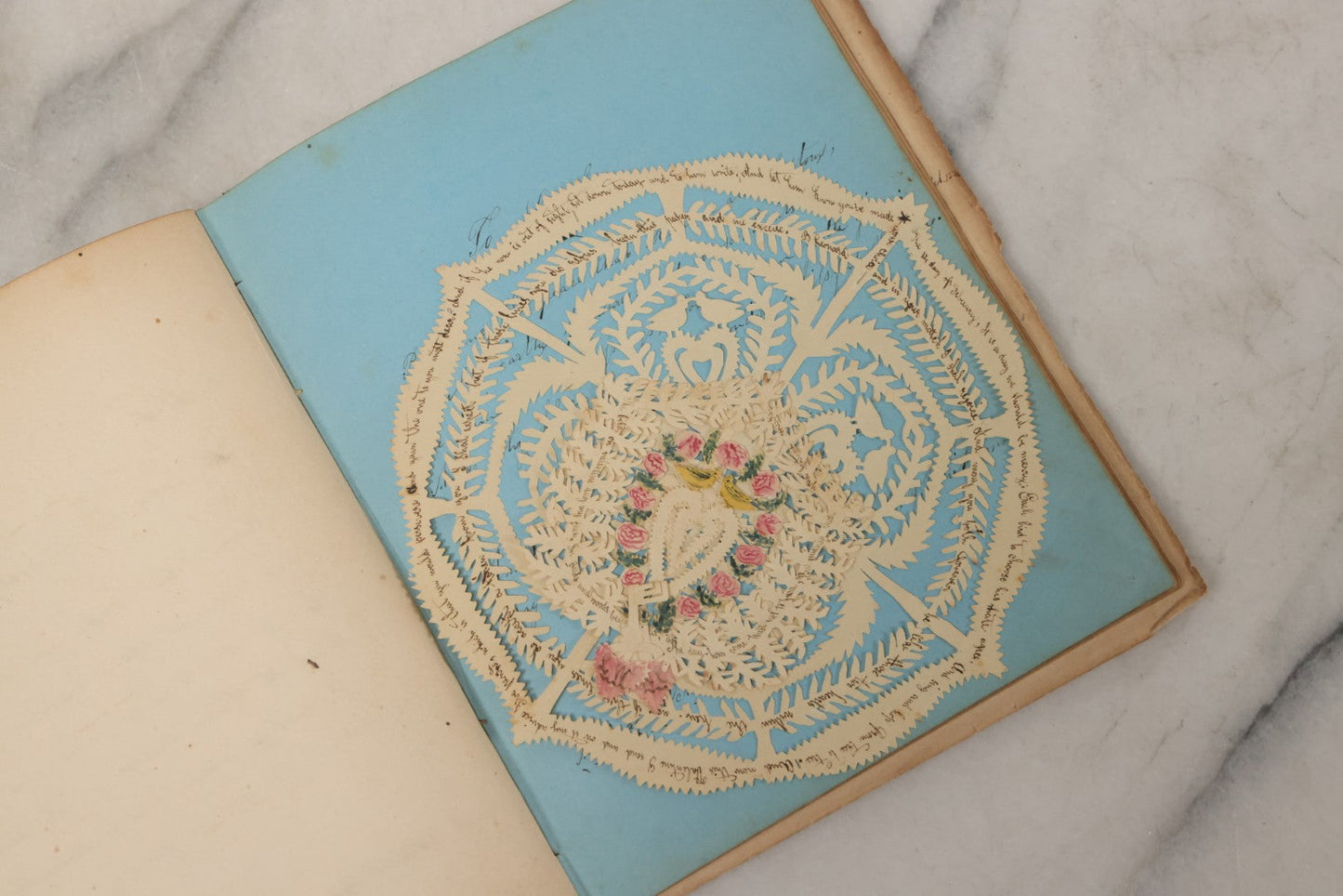 Lot 004 - Antique Victorian Autograph Souvenir Album, Published By J.C. Riker, New York, Presented To Sarah E. Wood By Her Friend D.A. Manter, With Many Inscriptions And Poems, Several Full Page Engraved Plates, New Hampshire, 1849-1885