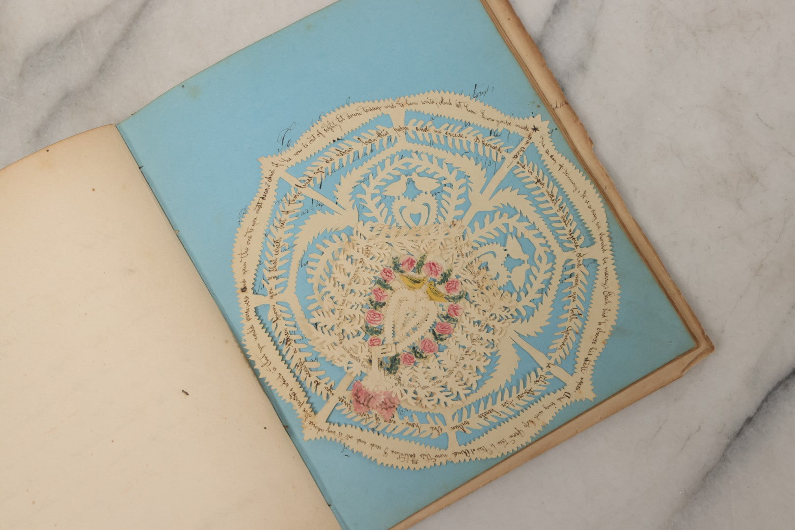 Lot 004 - Antique Victorian Autograph Souvenir Album, Published By J.C. Riker, New York, Presented To Sarah E. Wood By Her Friend D.A. Manter, With Many Inscriptions And Poems, Several Full Page Engraved Plates, New Hampshire, 1849-1885