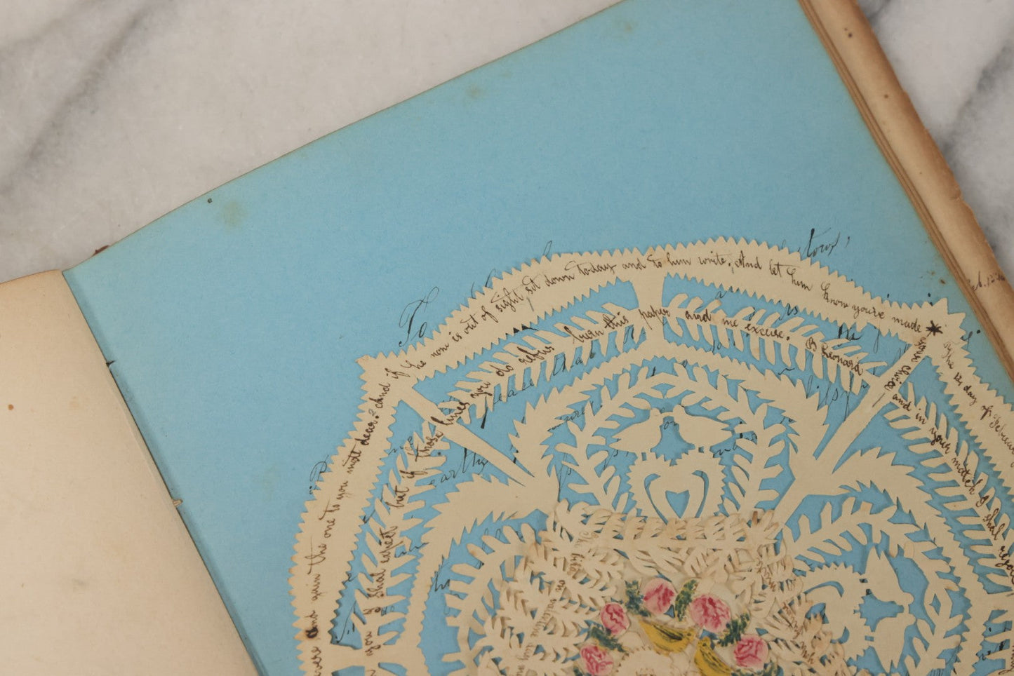 Lot 004 - Antique Victorian Autograph Souvenir Album, Published By J.C. Riker, New York, Presented To Sarah E. Wood By Her Friend D.A. Manter, With Many Inscriptions And Poems, Several Full Page Engraved Plates, New Hampshire, 1849-1885
