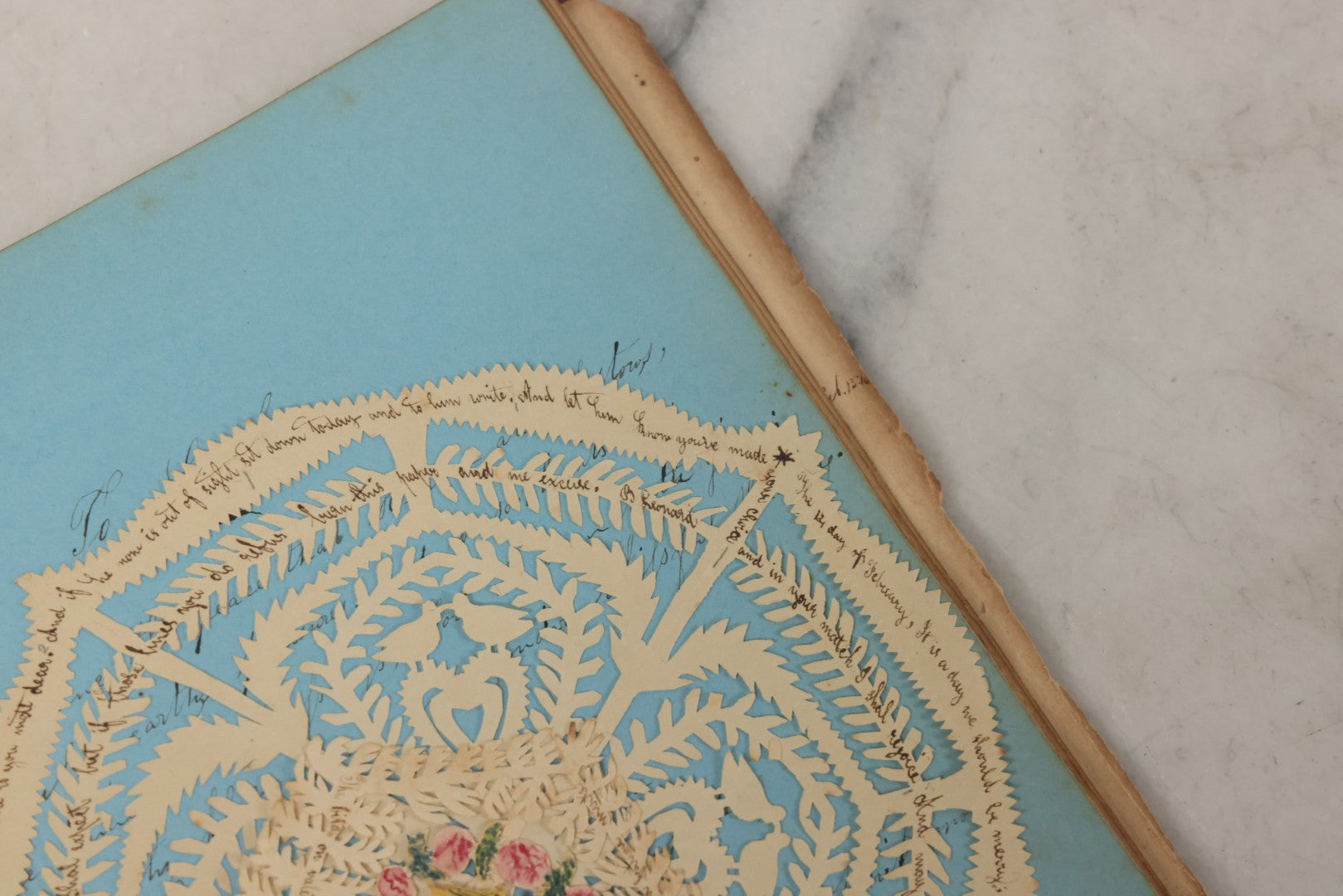 Lot 004 - Antique Victorian Autograph Souvenir Album, Published By J.C. Riker, New York, Presented To Sarah E. Wood By Her Friend D.A. Manter, With Many Inscriptions And Poems, Several Full Page Engraved Plates, New Hampshire, 1849-1885